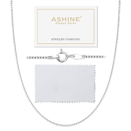 ASHINE Sterling Silver Chain Silver Chain Necklace for Women Chain Necklaces for Women Silver Chain Charm Jewelry Chain Long Nec