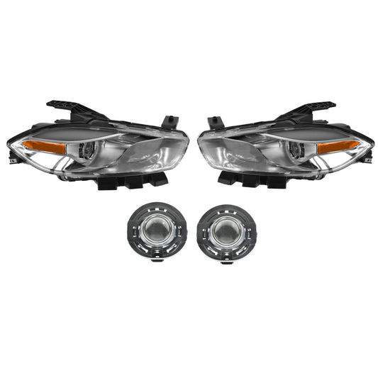 Trq Lighting Kit Ch2518143 Ch2519143 Ch2594105 Compatible With 2013-2016 Dodge Dart