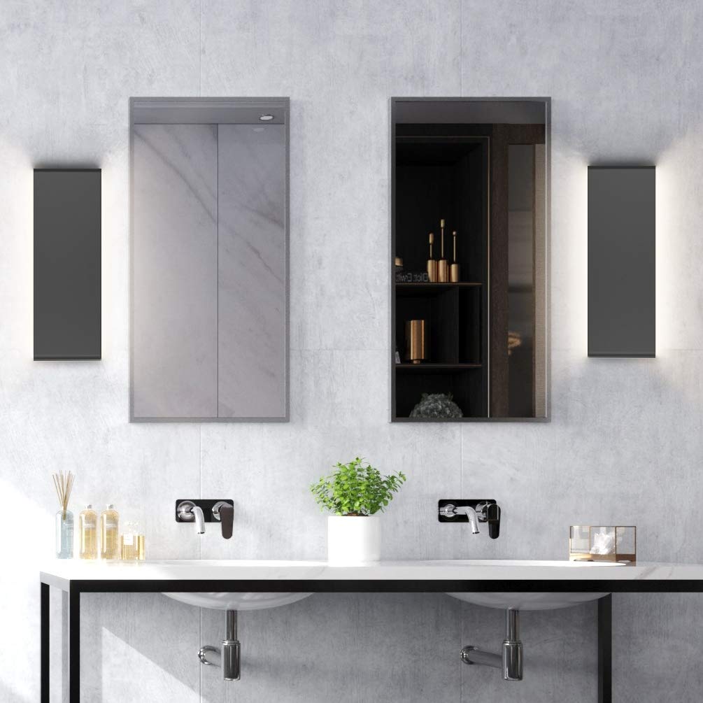 Aipsun Modern LED Vanity Light, Up and Down, 15.8in, Neutral White, Aluminum