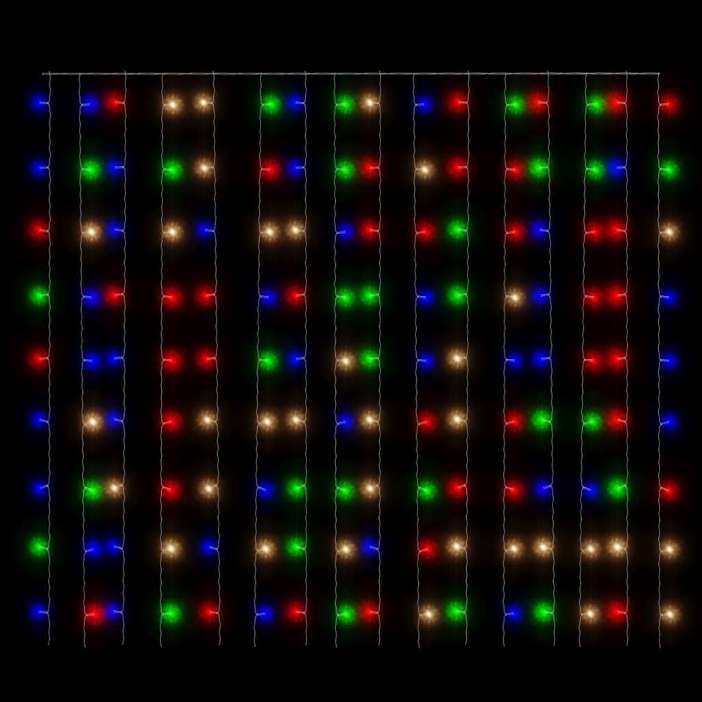 vidaXL Christmas Curtain Fairy Lights - 300 LEDs - 9.8x9.8 - Warm White - Waterproof - Model 328925