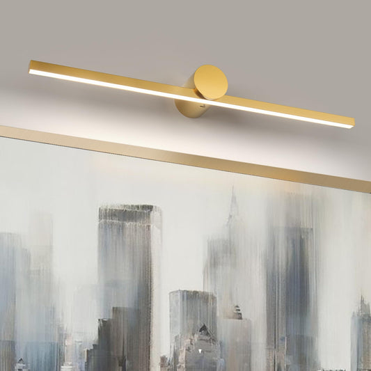 Zitostory Battery Operated Picture Light For Wall With Remote Minimalism Wireless Dimmable Art Lights For discomfort-reducingtings Rechargeable Gallery Light Artwork Lighting For Canvas  Portrait (Gold 23 Inch)