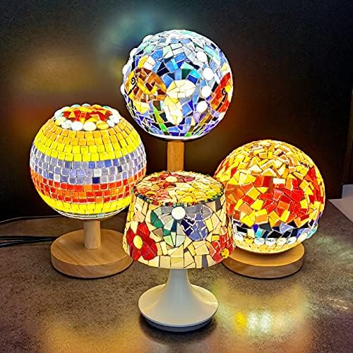 1.1lb Irregular Crystal Mosaic Tiles,Small Mosaic Tile DIY Hobbies Children Handmade Crystal Craft for Crafts Bulk DIY Picture Frames Handmade Jewelry Coaster (Red Series)