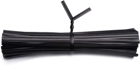 100 Pcs Black Twist Ties - Metallic Twist Ties 5"