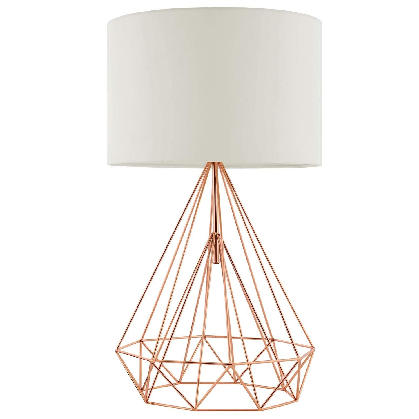 Modway Precious Rose Gold Table Lamp, Steel, 13.5inL x 24inH, Yellow, Model EEI-3080
