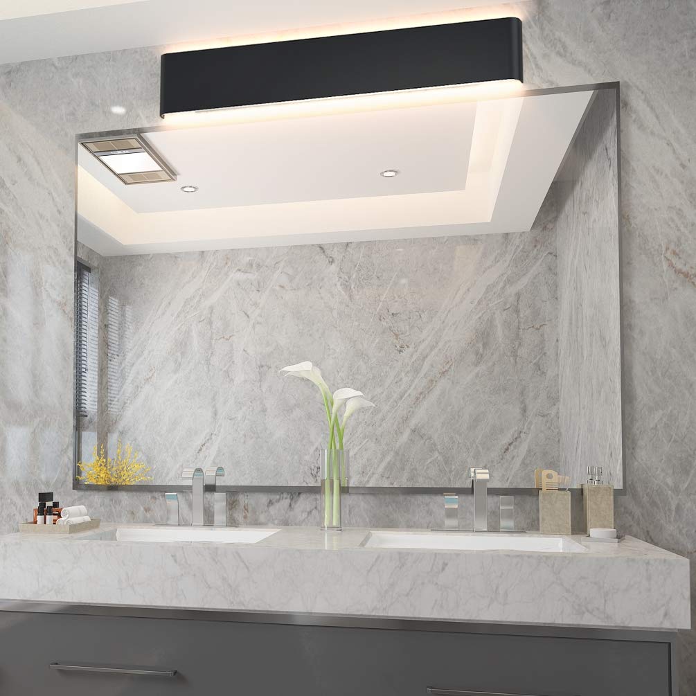 Aipsun 30W Modern Black Vanity Light Indoor LED Wall Mount 32.6in Warm Light 3000K Model GWA065-830-BlackKe