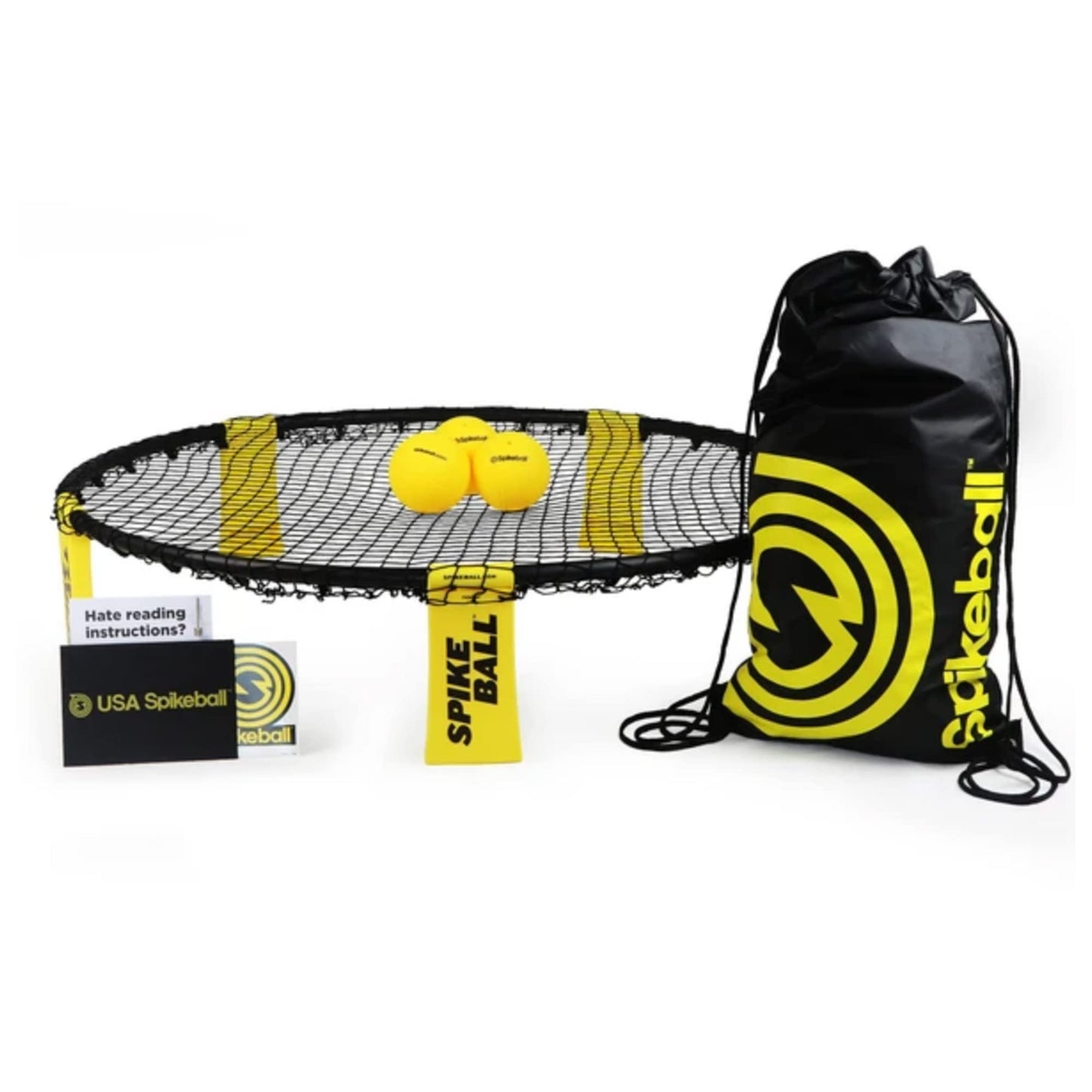 Spikeball 3 Ball Original Roundnet Game Set - Includes 3 Balls, net and Bag