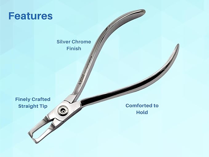 ARTMAN INSTRUMENTS Orthodontic Braces Removal Tool Kit Bracket Removing Pliers & Ligature Ties Remover Scraper Tarter Tool Easy Braces Removing Tool
