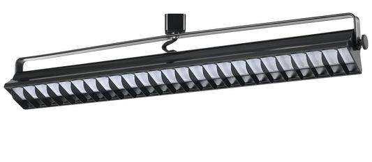 Cal Integrated LED Wall Wash Track Fixture, 60W, 4000K, 3960 Lumen, Black, Model HT-633L-BK, 26 x 3 x 4