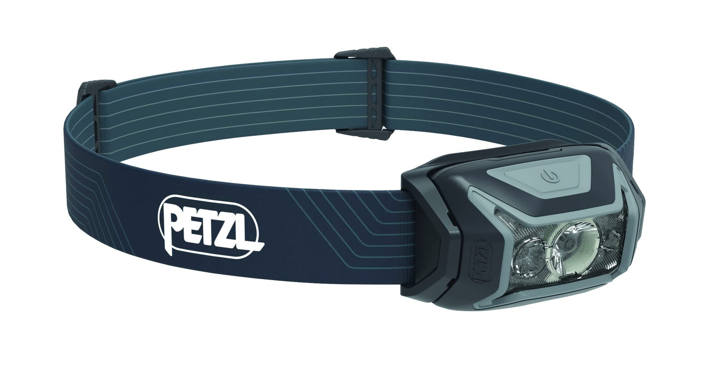 PETZL Actik Multifunction Front Lamp, Synthetic, Gray, U, Model E063AA00