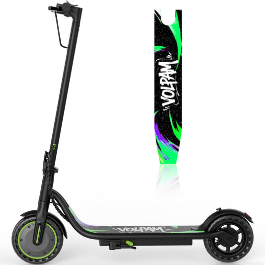 VOLPAM Electric Scooter Adult, 19 MPH & 15-21 Miles Range, 350W Motor, 8.5" Solid Tires, Lightwight Foldable E Scooter for Adults & Teens, with App Control, Curise Control, Dual Braking