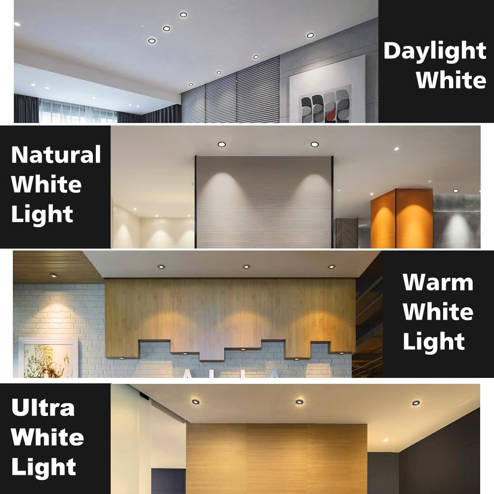 2 Inch Led Downlight  32 Pack Recessed Lighting Dimmable Ceiling Light  3W  2700K Ultra Warm White  Cri80 With Led Driver(35W Halogen Equivalent)  Black