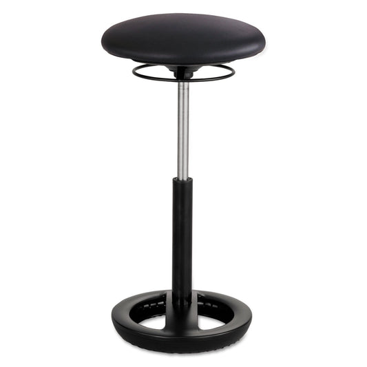 Safco Twixt Active Movement Seating Chair, Ergonomic Support, Extended Height, Black Mesh