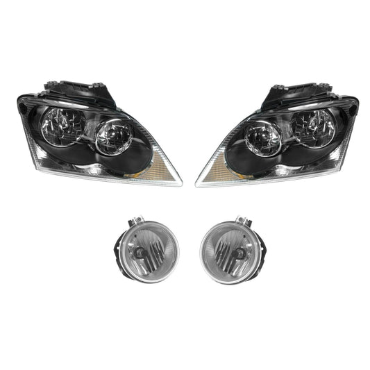 Trq Lighting Kit Ch2502168 Ch2503168 Ch2592126 Ch2592137 Compatible With 2005-2006 Chrysler Pacifica