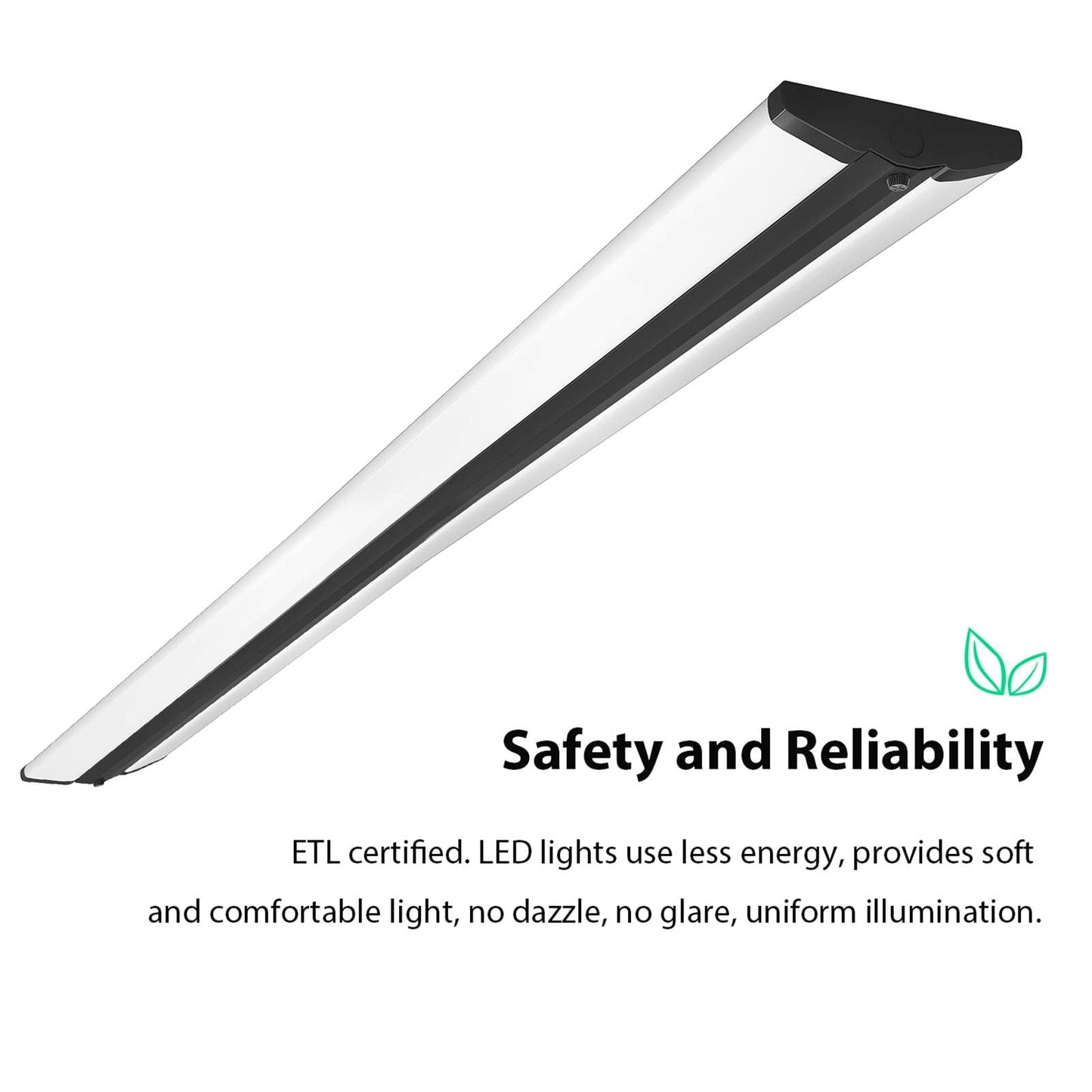 Faithsail 8Ft Led Shop Light  110W Led Wraparound Ultra Slim Strip Lights  12600 Lumens  5000K Garage Lighting  8 Foot Led Strip Light For Office  Workshop  Fluorescent Version Replacement  2 Pack