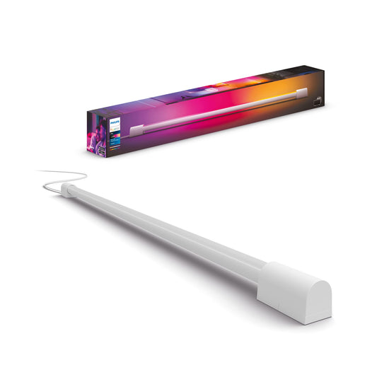 Philips Hue Play Gradient Light Tube, White, Compact, Model 573717, Synthetic Polymer