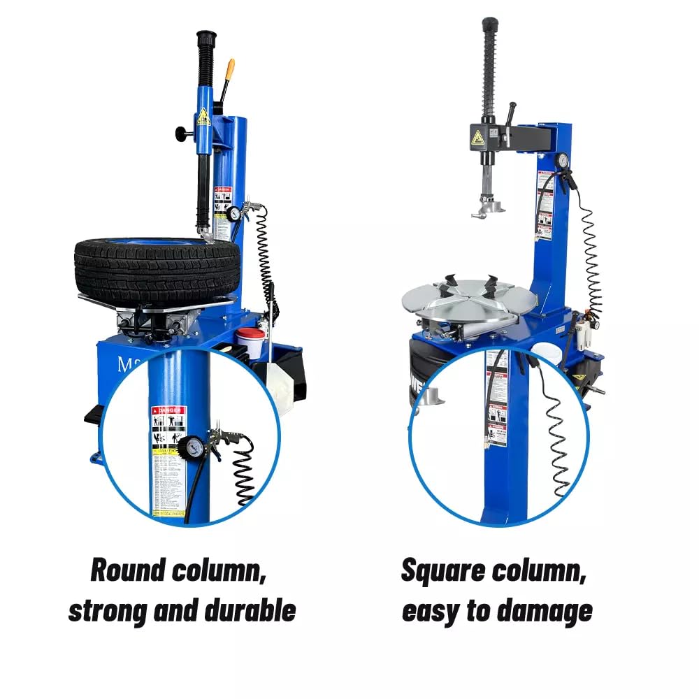 AUTOKATO ME-T500 2.0HP 24 Inch Tire Changer Machine Wheel Tire Changer Swing Arm