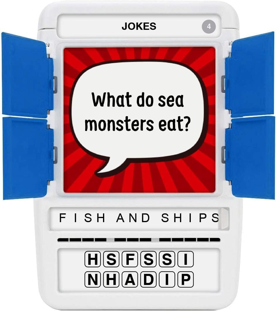 100 PICS Jokes Travel Game - Family Brain Teasers Pocket Puzzles for Kids and Adults POP08015