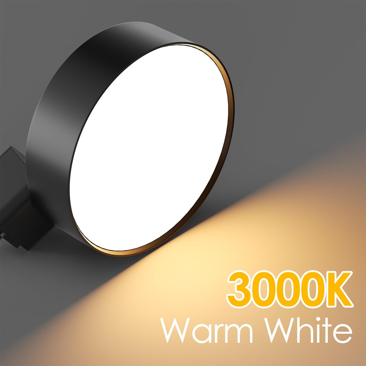 Tuyubee Diffuse Led Track Lighting Heads H Type Track Light Heads Dimmable Kitchen Track Lighting Fixtures Ceiling  Compatible With H Track Rails - Flicker Free Cri90+ 3000K 12W 1000Lm  3 Pack Black