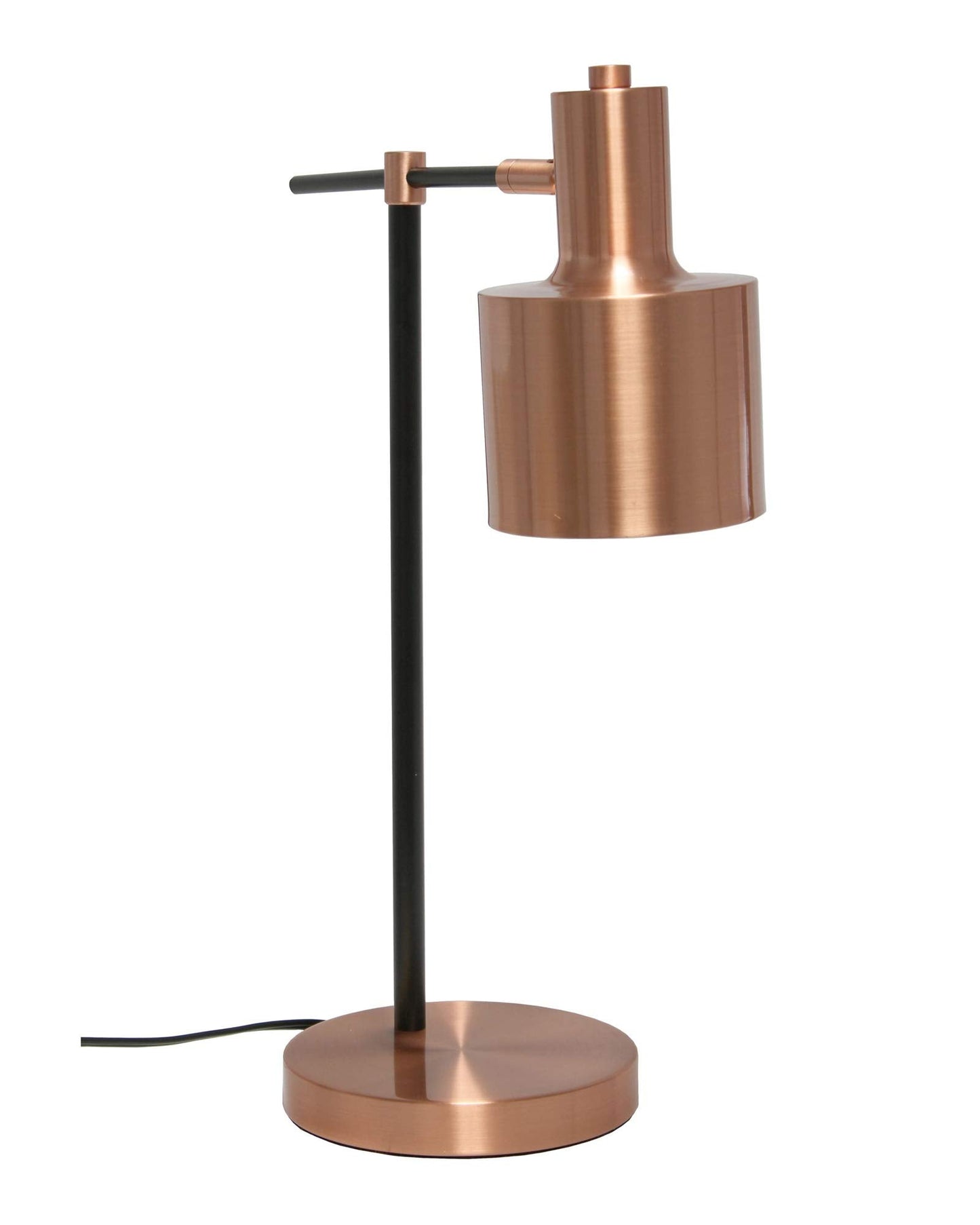 Simple Designs LT2074-RGD Metal Table Lamp, Iron, Rose Gold