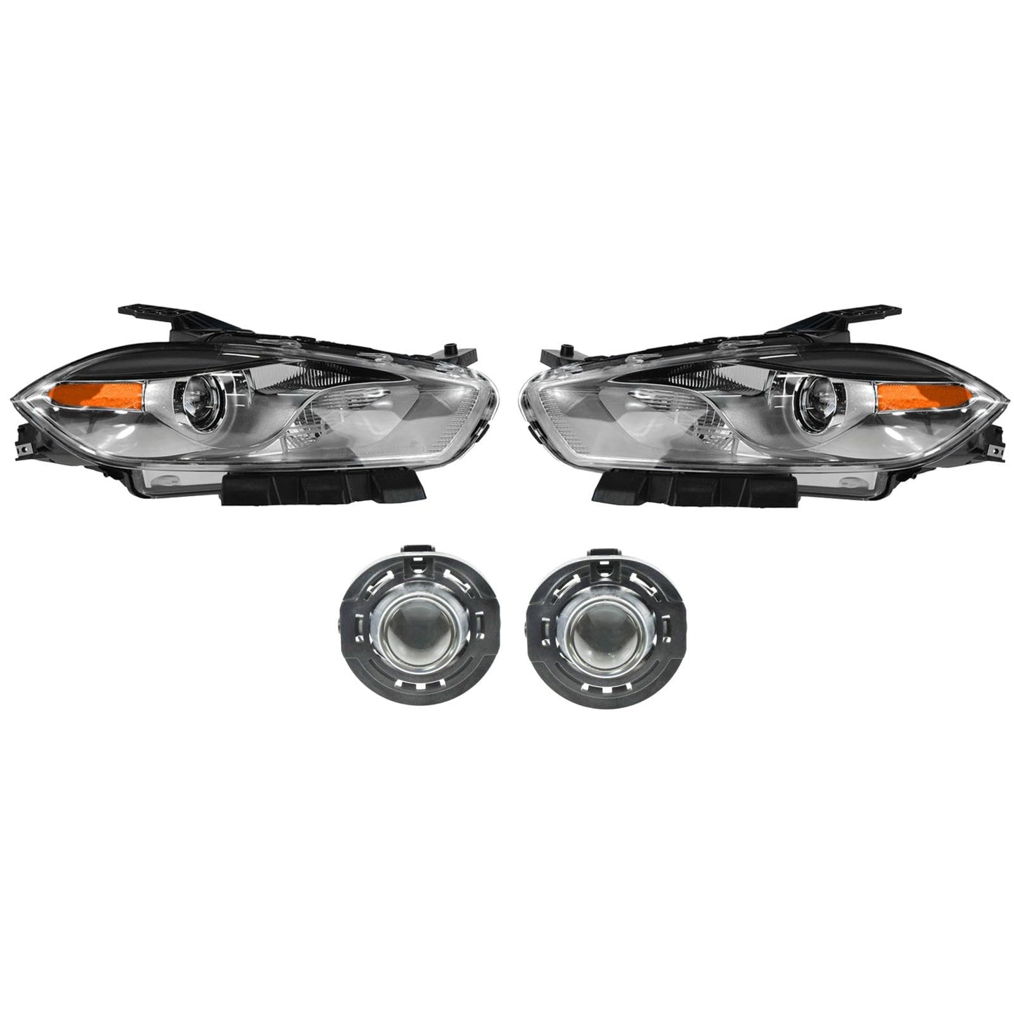 Trq Lighting Kit Ch2518144 Ch2519144 Ch2594105 Compatible With 2013-2016 Dodge Dart