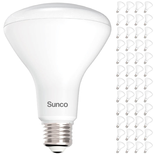 Sunco BR30 LED Bulbs, 11W Equivalent 65W, 2700K Soft White, 850 Lumens, E26 Base, 48 Pack, Dimmable,
