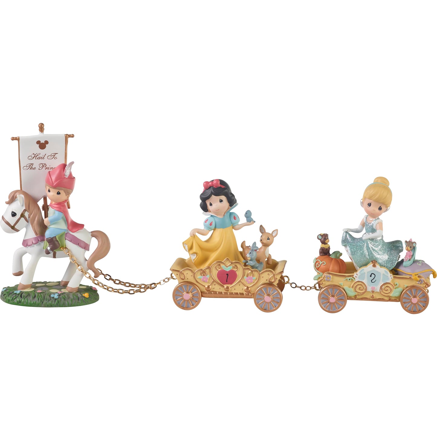 Precious Moments Disney Birthday Parade Figurine – Snow White Age 1 – Giftable Collectible for Baby Girl’s First Birthday – Hand-Painted Resin Keepsake, 104403
