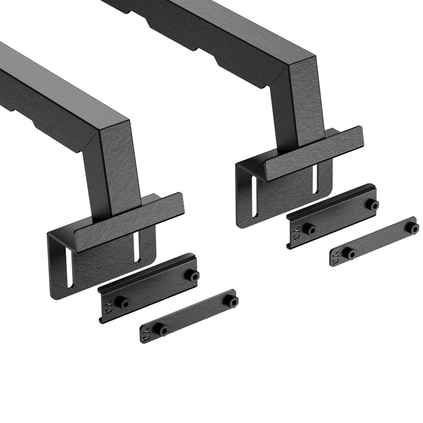 YZONA Truck Bed Rack with 2 Cross Bars Cargo Carrier Truck Rack Compatible with Silverado/Sierra/Ram/Ford F-Series/Tacoma/Tundra/Titan/Frontier/Colorado/Canyon/Gladiator JT, Ladder Cargo Rack