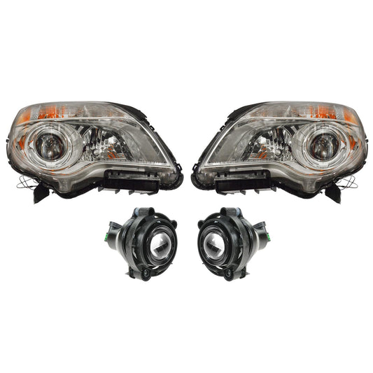 Trq Lighting Kit Gm2502352 Gm2503352 Gm2593157 Compatible With 2010-2015 Chevrolet Equinox