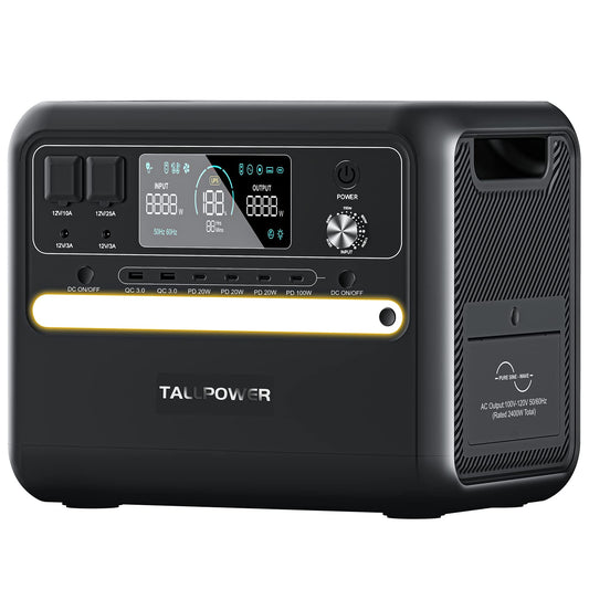 2400W Portable Power Station, 2160Wh Ultra-Large Capacity, LiFePO4 Battery 6 AC Outlets, Solar Charging, Suitable for Home Disaster Preparedness, Outdoor Camping, and RV Travel(2400W Power Station)
