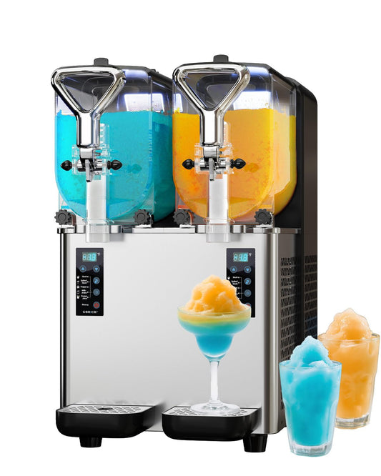 GSEICE Slushy Machine for Home, 1.6 Gallons Slushie Machine for Commercial & Home Use, 500W High Power Ice-Free Margarita Machine for Parties/Bars, Frozen Drink Machine with Quick Cooling System