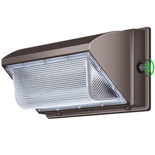 Biritalo Led Wall Pack Light 18000Lm Dusk To Dawn Led Outdoor Flood Security Lights 120W 5000K 100V-277V Commercial And Industrial Building Wall Mount Exterior Lighting For Yard Barn Garage
