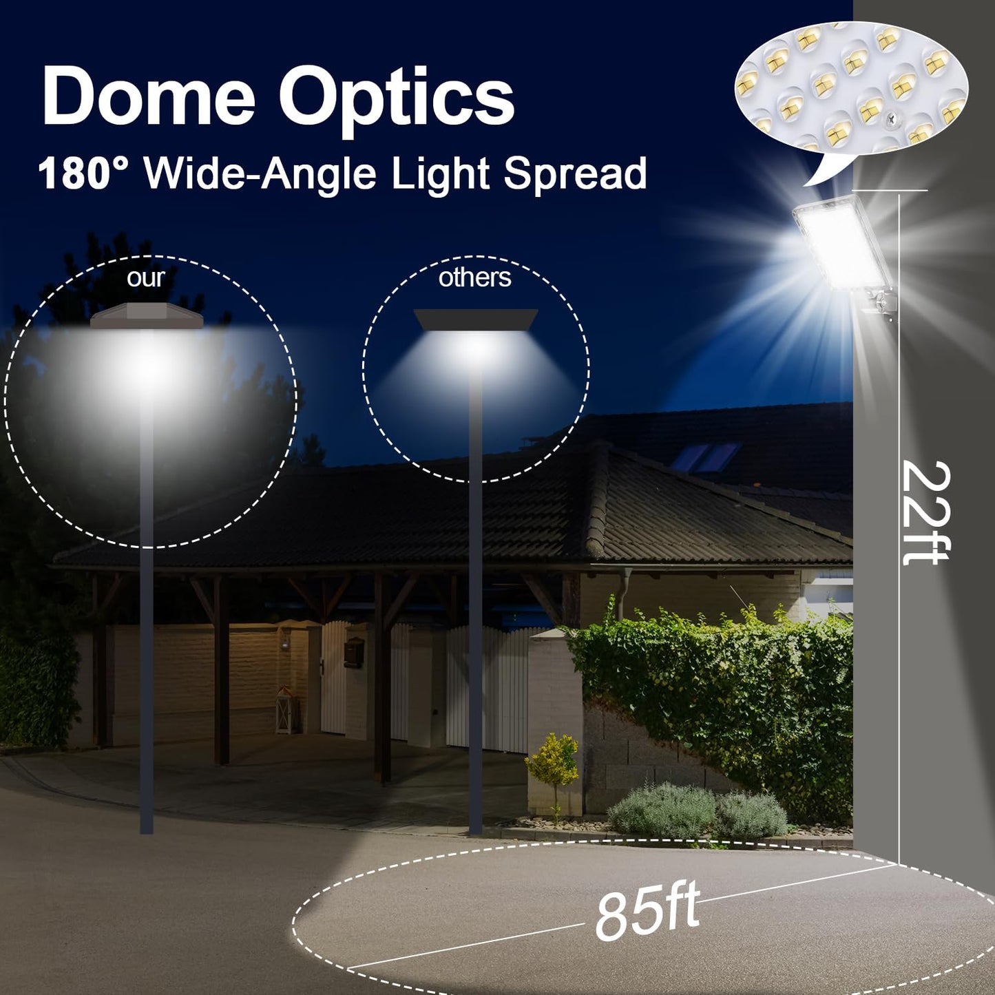 Ledmo 240W Led Parking Lot Light Outdoor Dusk To Dawn Parking Lot Lighting With Adjustable Arm Mount 37000Lm Ip65 Led Street Commercial Area Lights For Yard Sport Barn Shop 5000K