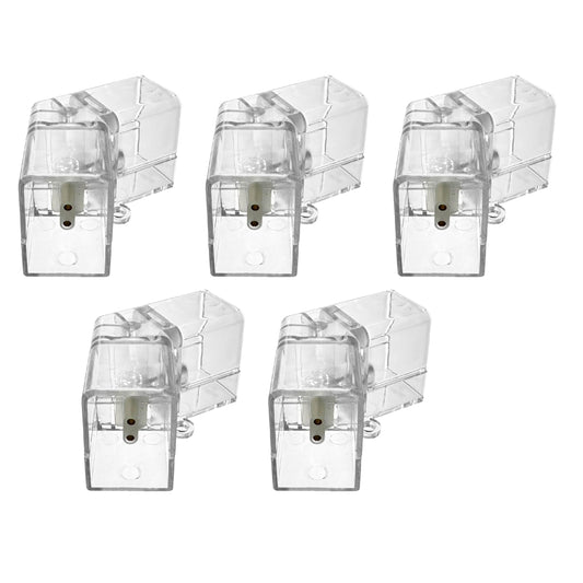 Cezelux 5 Pack Hexagon Garage Light Connectors 2 Pin V-Connector Led Garage Light Copper Pin Diy Hexagon Accessories Replacement/Spare For Honeycomb Lighting Systems (5 Pack V Connector)