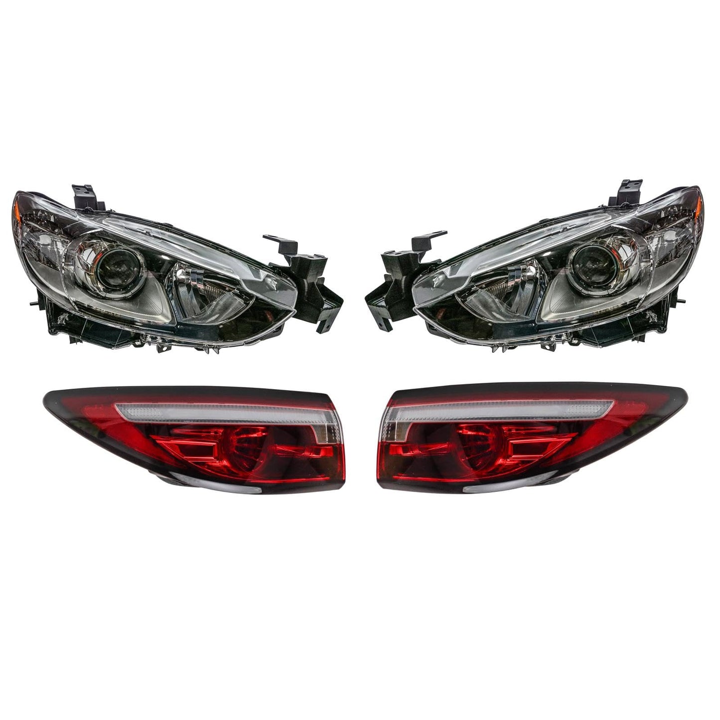 Trq Lighting Kit Ma2518160 Ma2519160 Ma2804127 Ma2805127 Compatible With 2018-2020 Mazda 6