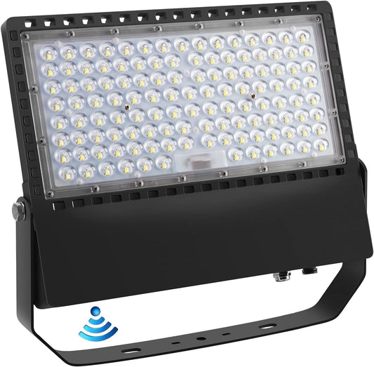 Juyace 240W Led Flood Light Dusk To Dawn Outdoor Lighting 5000K Ip65 For Commercial Building Parking Lot Farm Yard