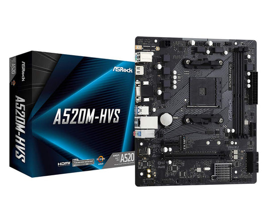 Asrock Amd A520 Socket Am4 Micro Atx Ddr4-Sdram Motherboard