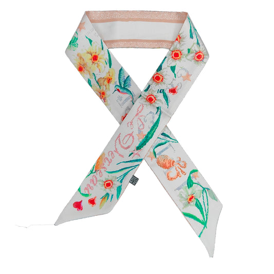 Bufanda para mujer, bandana fina de verano, pequeña, ligera, a la moda, para uso diario y fiesta, accesorio para bolsa de pelo