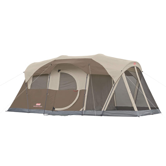 Coleman 6-Person WeatherMaster Camping Tent with Screened Porch, Weatherproof Tent with Screen Room, Rainfly & Carry Bag Included