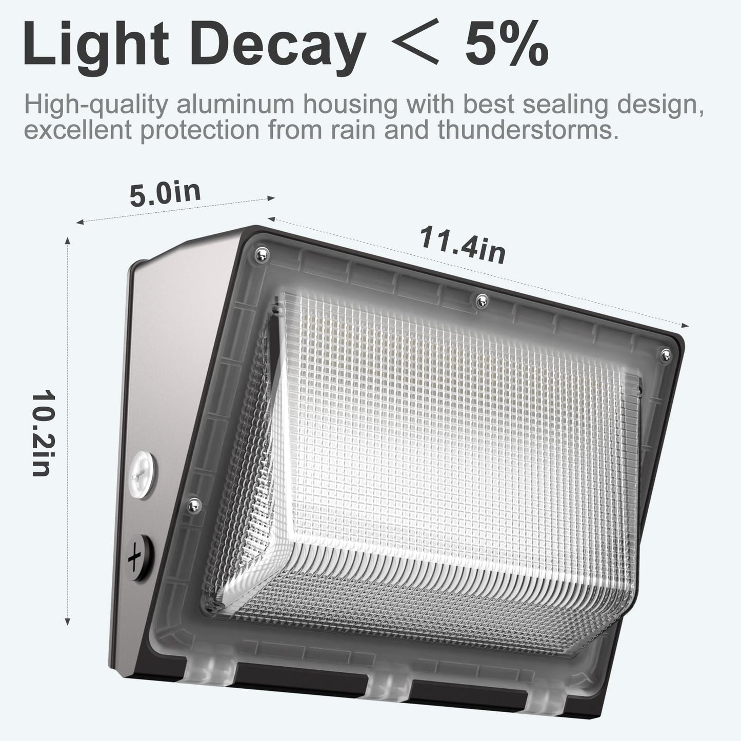 Lightdot 4Pack 250W Led Wall Pack Lights  100-277V Dusk To Dawn With Photocell | 37500Lm(150Lm/W) 5000K Ip65 Outdoor Exterior Lighting Fixture  Energy Saving|5-Yrs Warranty  Etl(Height:20-40Ft)