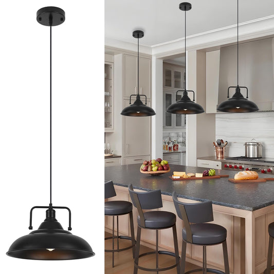 Sesiment Black Pendant Light  Large Pendant Light 15.7 3 Packs  Modern Farmhouse Pendant Lights  Kitchen Pendant Lights  Pendant Lighting Kitchen Island For Kitchen  Living Room
