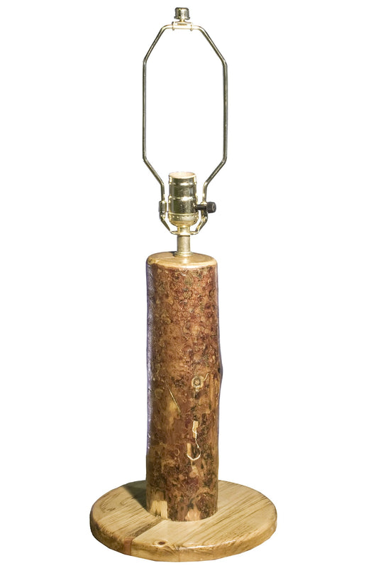Montana Woodworks Table Lamp - Glacier Country Collection, Wood, Brown, Model MWGCLP