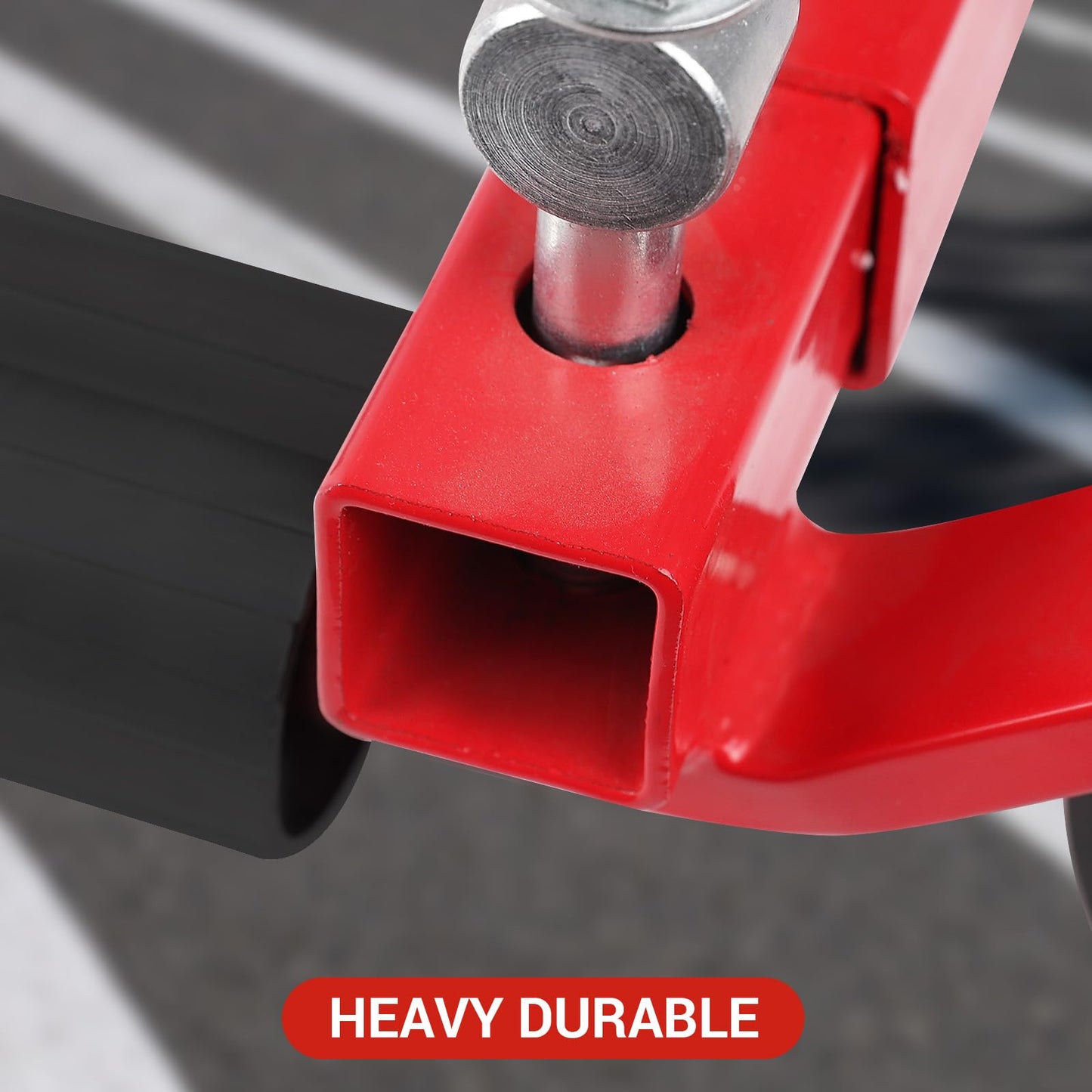 Garvee Car Wheel Dolly Jack Set of 4, 6000 LBS Capacity Hydraulic Vehicle Tire Skates with Foot Pedal & Swivel Casters for Auto Repair, Garage, Workshop, Towing (Fits 12 in Wide Tires)