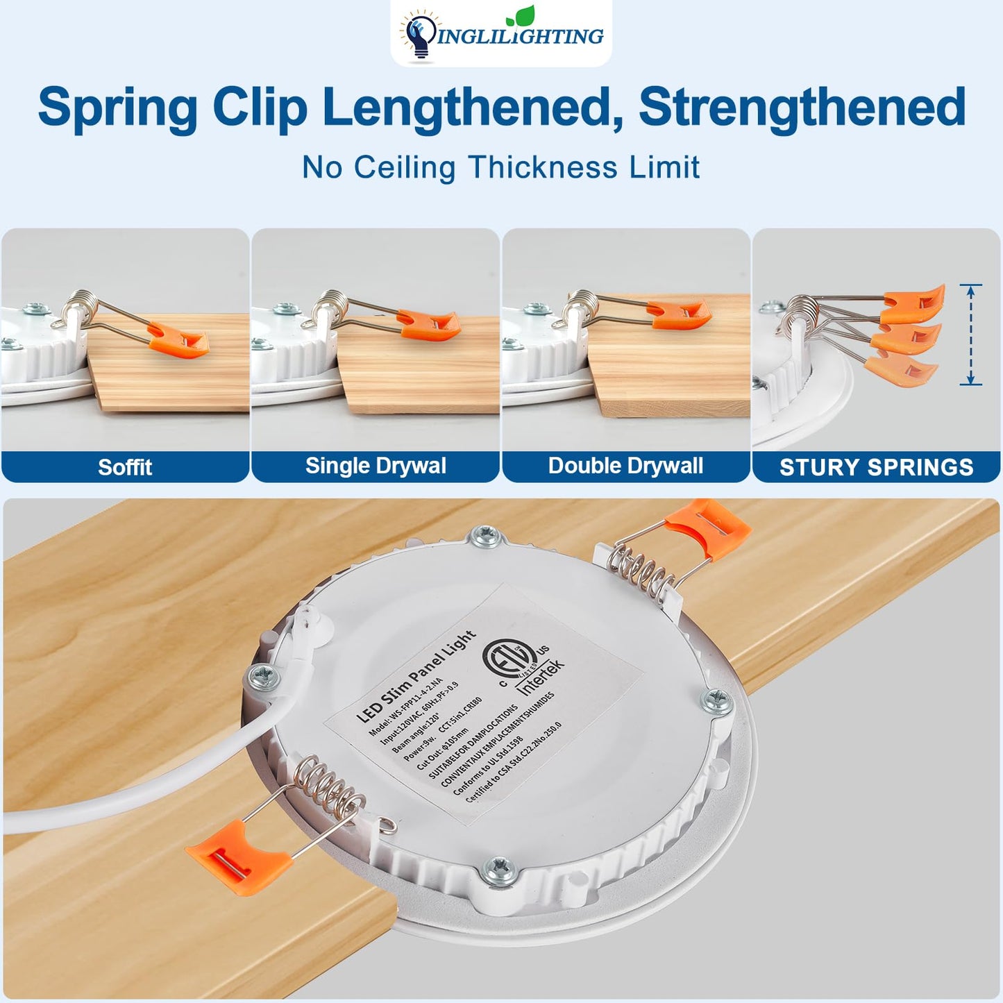 Dllt Led Recessed Ceiling Lights: 12 Pack 8 Inch 5Cct Ultra-Thin Lighting With Junction Box For Bedroom - 1800Lm Brightness 18W Eqv 170W Dimmable Canless Wafer Downlight With Etl&Fcc