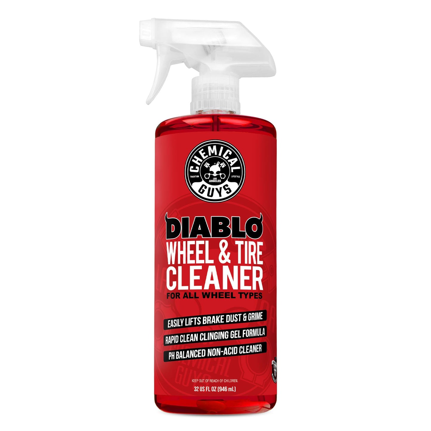 Chemical Guys CLD_997_16 Diablo Gel Oxygen Infused Foam Wheel And Rim Cleaner, Concentrated (Safe on All Wheel & Rim Finishes), for Cars, Trucks, SUVs, Motorcycles, RVs & More 16 fl oz