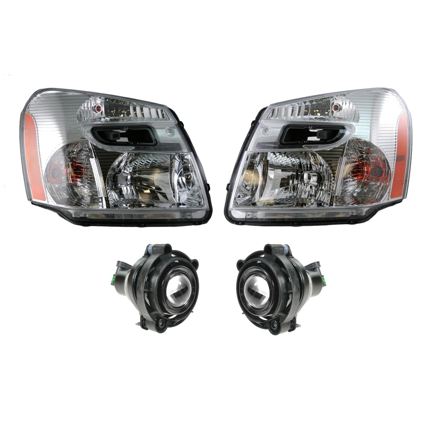 Trq Lighting Kit Compatible With 2007-2009 Chevrolet Equinox Gm2502254 Gm2503254 Gm2593157