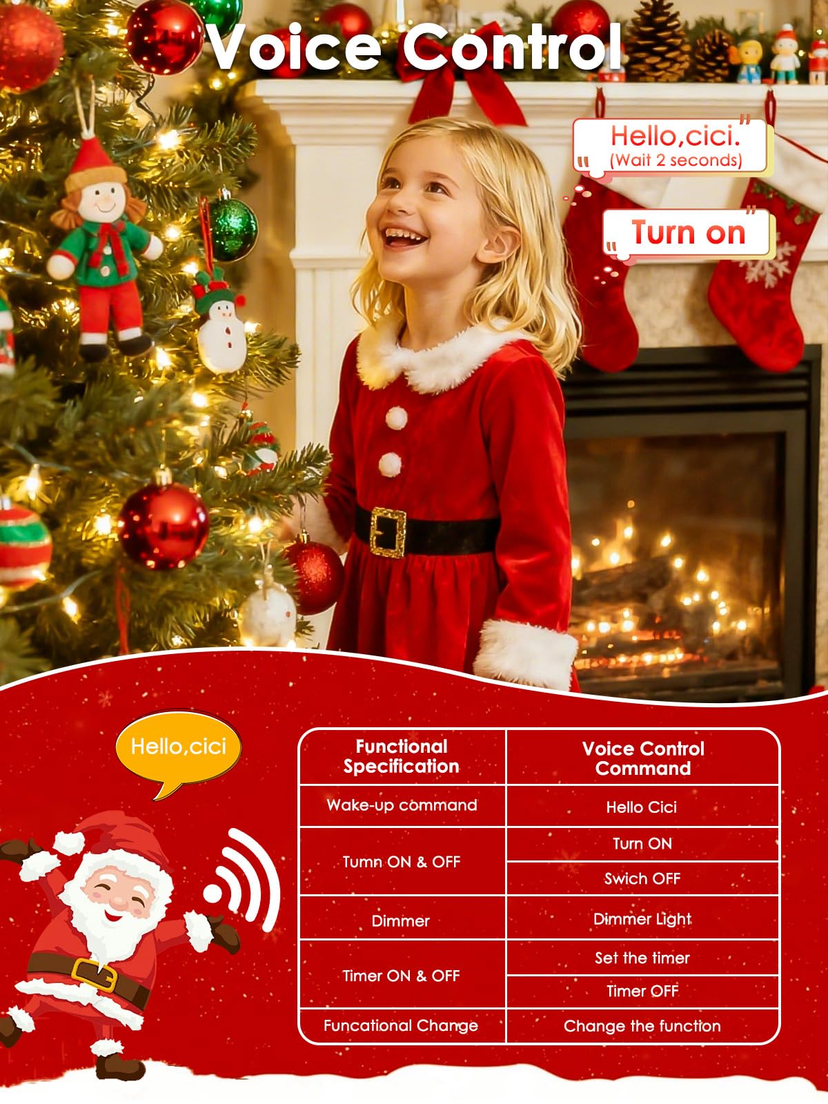 Voice Control Connectable 2Pk 164Ft 400Led Christmas String Lights Indoor Outdoor With Remote | Smart Twinkle Fairy String Lights 12 Modes & Timer For Xmas Tree Decor (Warm White)