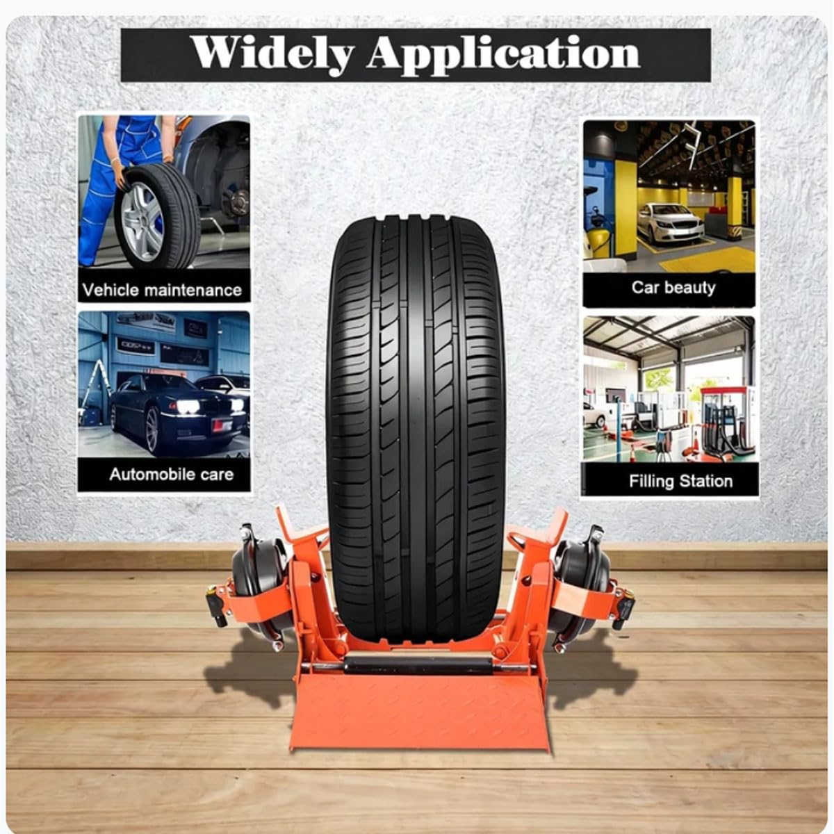 EWANYO Heavy Duty Semi Automatic Truck Tire Changer Tyre Changing Portable Pneumatic Dismounting for Tire Size 10R22.5 11R22.5 12R22.5 13R22.5 295R22.5 315R22.5