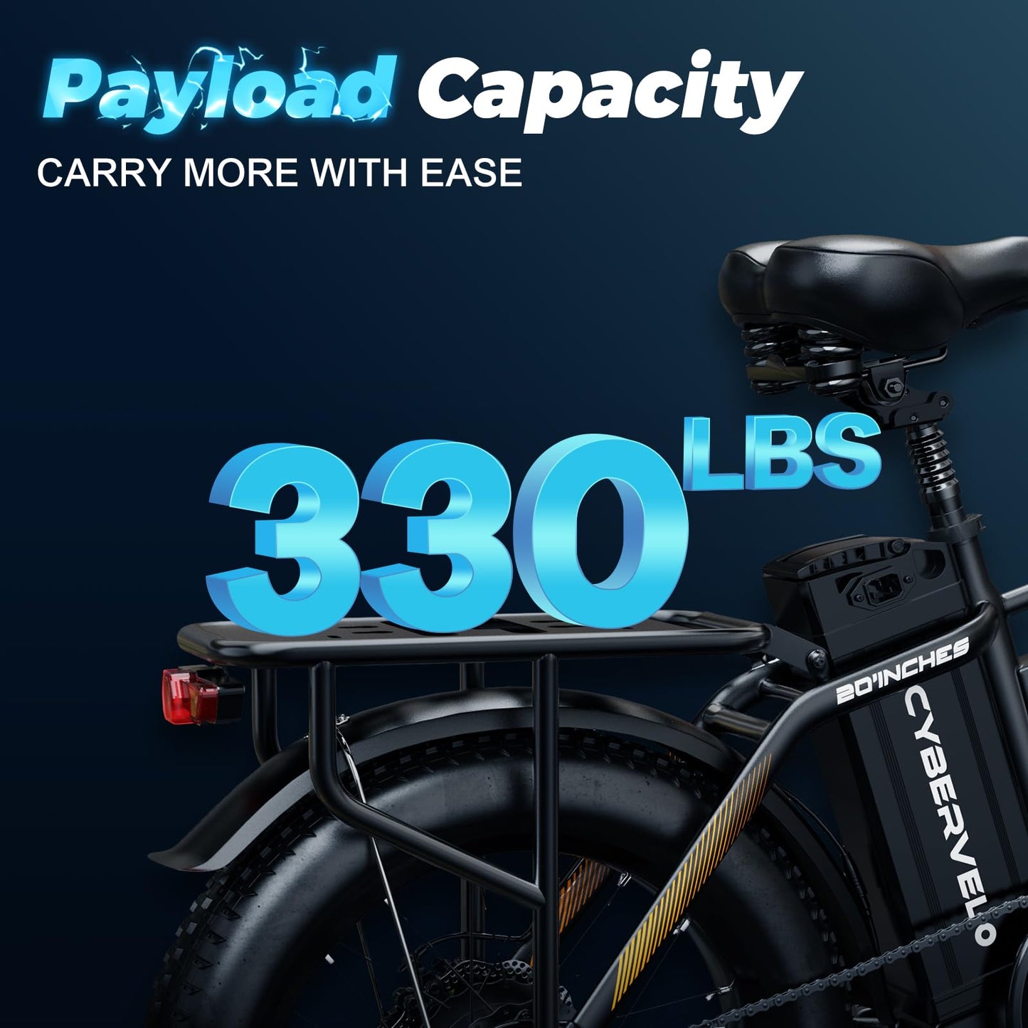 YorkE Folding Electric Bike,Black