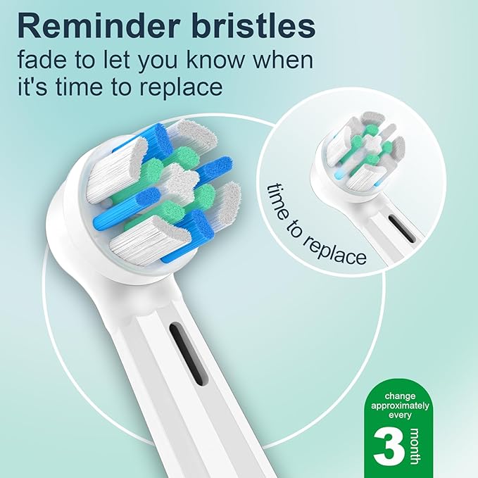 10PACK Replacement Toothbrush Heads Compatible with Oral B iO Series 2/3/4/5/6/7/8/9/10 Electric Toothbrush,Round Brush Heads for Gentle Gum Care & Deep Cleaning,White