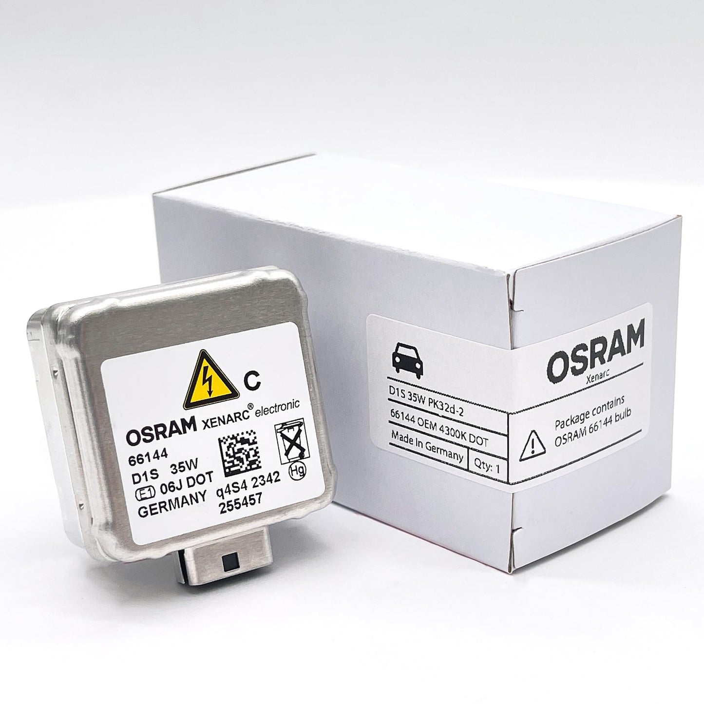 Dama Automotive Lighting Oem D1S Original Xenarc Xenon Hid Headlight Bulb 66144 85V 35W Pk32D-5 4300K | Pack Of 1